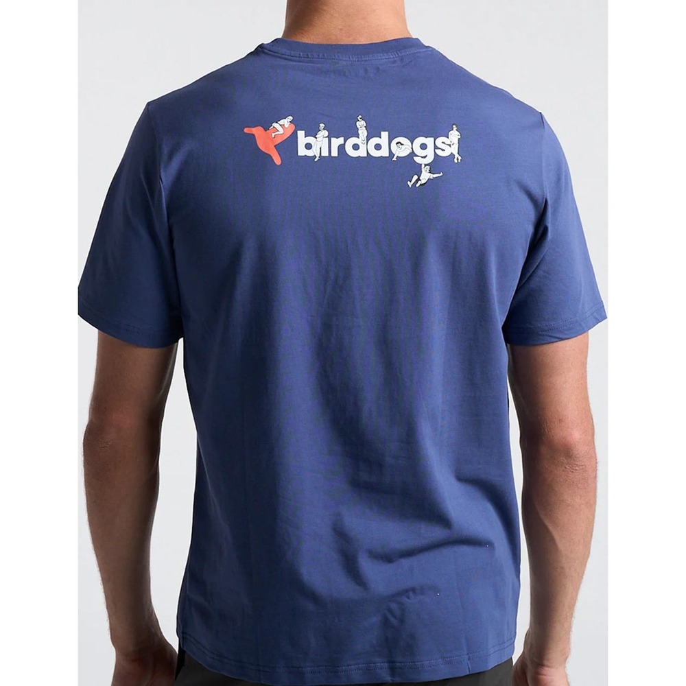 Birddogs Mens Large Navy Playground Tee Short Sleeveโ T-Shirt GraphicTee